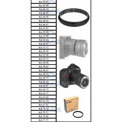 JJC 55-72 mm makro reverzný krúžok