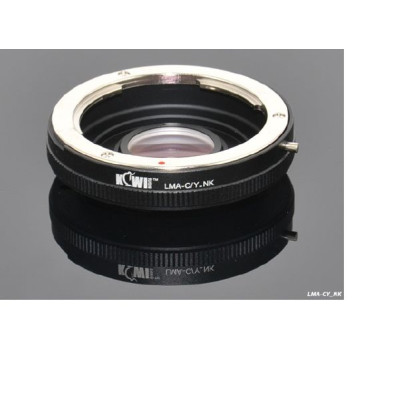 Kiwifotos redukce Yashica Contax objektiv na Nikon F