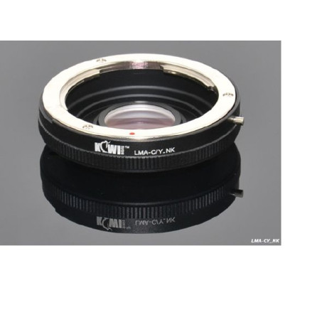 Kiwifotos redukce Yashica Contax objektiv na Nikon F