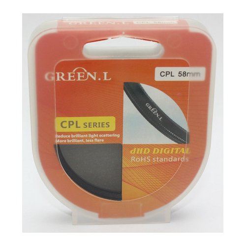 CPL Green-L d-HD Digital polarizační filtr 58mm RoHS 
