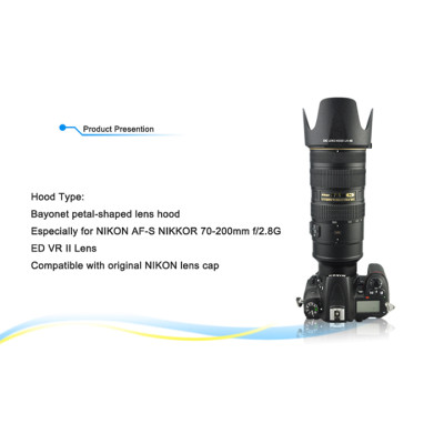 Slnečná clona JJC Nikon HB-48