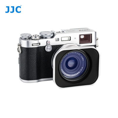 JJC sluneční clona Fujifilm JX100FII stříbrná + krytka