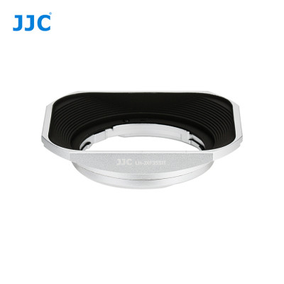 JJC sluneční clona Fuji LH-JXF35SII stříbrná + krytka