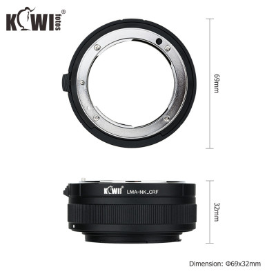 Kiwifotos redukce Nikon F na Canon R