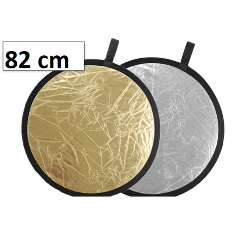 2v1 odrazná deska 82cm zlato stříbrná 2 barvy