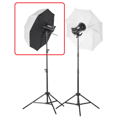 Quadralite 101cm transparentní deštník softbox