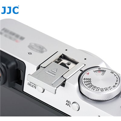 JJC krytka sáněk blesku Fujifilm HC-F stříbrná