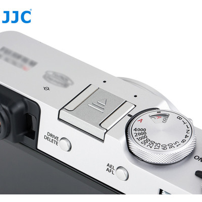 JJC krytka sáněk blesku Fujifilm HC-F stříbrná