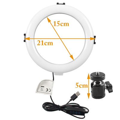JYC 30W prstencová lampa USB 2700K - 6000K