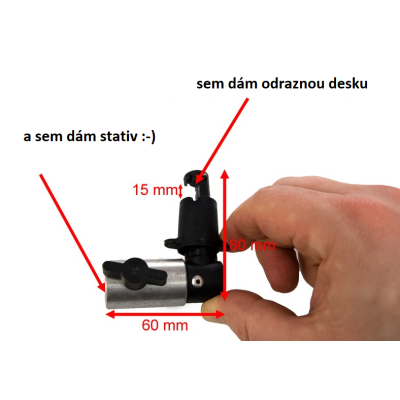 JYC koncovka a držák odrazné desky