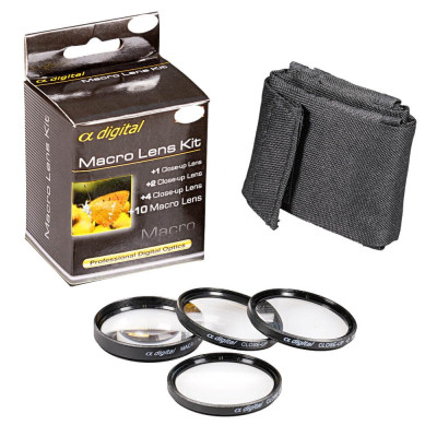 Deltai makro set +1 +2 +4 +10 62mm