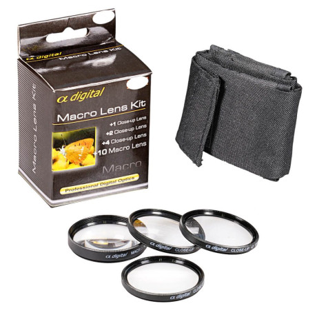 Deltai makro set +1 +2 +4 +10 62mm