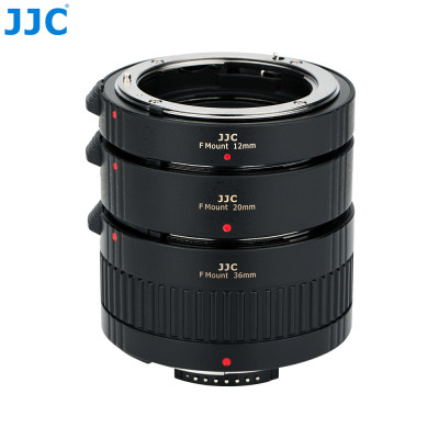 JJC Nikon F AET-NS(II) 12 / 20 / 36 mm sada medzikrúžkov