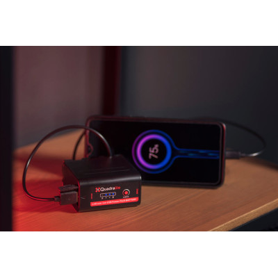 Quadralite NP-F970 7.2V 7800mAh 56.2Wh battery USB charger