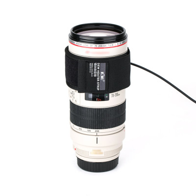 JJC JDHS-1 Vyhrievaný elektrický pásik proti zahmlievaniu pre menšie šošovky