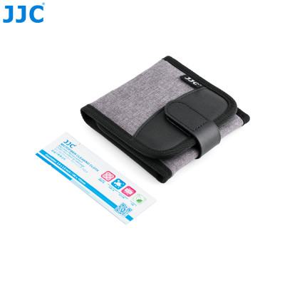 JJC FP-K3 pouzdro pro 3 filtry do 82 mm šedé