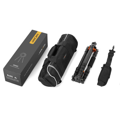 K&F Concept fotografický stativ SA225C1 s kulovou hlavou 140cm a funkcí monopodu