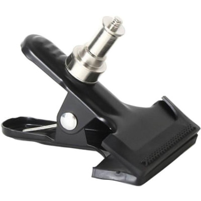 Klips studyjny - żabka z trzpieniem 16mm / gwint 1/4''