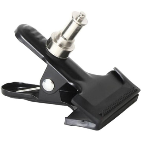 Klips studyjny - żabka z trzpieniem 16mm / gwint 1/4''