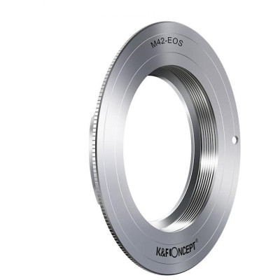 Bajonetový adaptér M42 [objektiv] - Canon EOS [tělo] K&F Concept