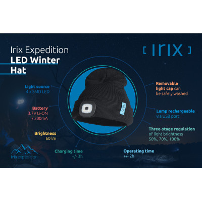 Irix Expediční čepice LED Winter 60