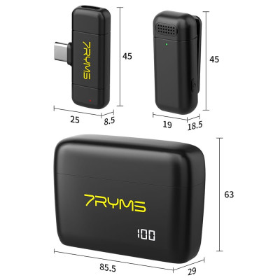 7Ryms Rimo S1 bezdrátový mikrofon [USB-C]