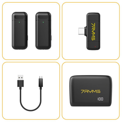 7Ryms Rimo S1 bezdrátový mikrofon [USB-C]