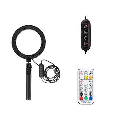 Quadralite LED světlo kulaté RGB 8 palců/20,3 cm