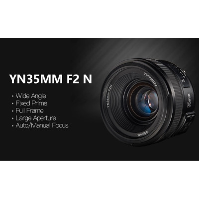 Objektív Yongnuo YN35mm F2N pre fotoaparát Nikon s bajonetom F