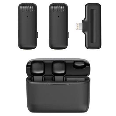 Sada bezdrátových mikrofonů ULANZI J12 [iPhone/iPad] černá