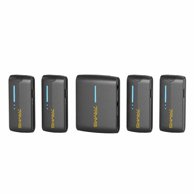 7ryms iRay DW40 čtyřkanálová sada bezdrátových mikroportů/mikrofonů, černá barva