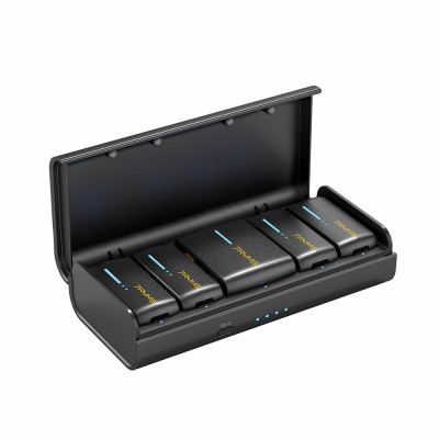 7ryms iRay DW40 čtyřkanálová sada bezdrátových mikroportů/mikrofonů, černá batva