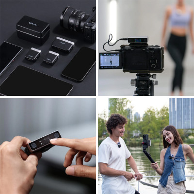 Ulanzi U-Mic AM18 Bezdrôtový mikrofónny set - dva vysielače