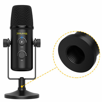 7Ryms AT20 kondenzátorový mikrofon [USB-C / USB-A]