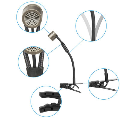 KIMAFUN CX309-1 saxofonový mikrofon pro mikroporty AKG [mini XLR 3pin]