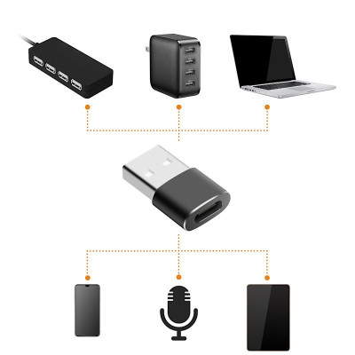 Audio adaptér USB-C na USB-A + podpora OTG