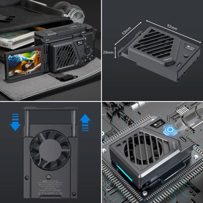 Ventilátor Ulanzi CA25 pre fotoaparáty Sony/Canon/FujiFilm