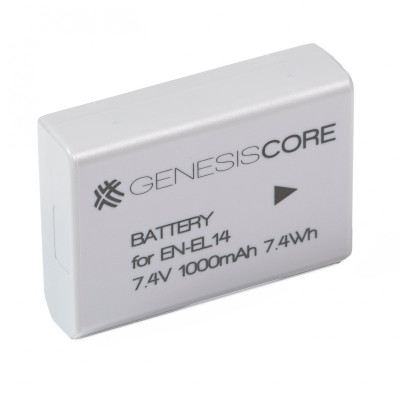 Genesis Core EN-EL14 Typ batérie 7,4 V 1000 mAh