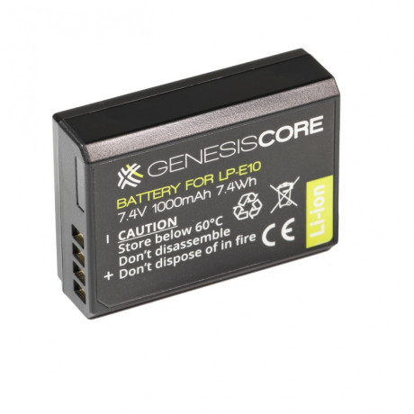 Batéria Genesis Core LP-E10 typ 7,4 V 1000 mAh