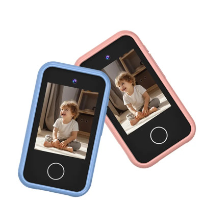 Dětský Fotoaparát - Mobilní telefon / Foto,video,hry Růžový