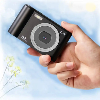 Mini 2.7k hd digitální fotoaparát 8xzoom 700mah přenosná videokamera pro děti s 8xzoom