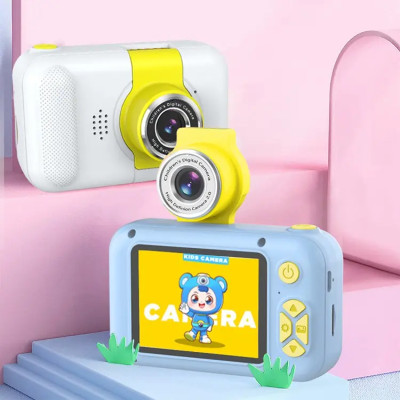 Roztomilý dětský Digitální fotoaparát   2,4" Nahrávání videa HD 1920 * 1080 Zoom Modrý