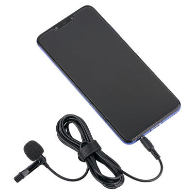 KIWIFotos Všesměrový klopový mikrofon KM-02