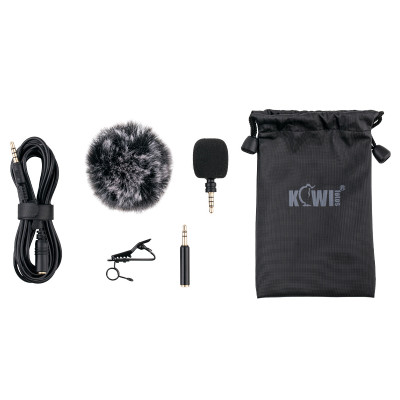 Kompaktný jednosmerný kondenzátorový mikrofón KM-SM1