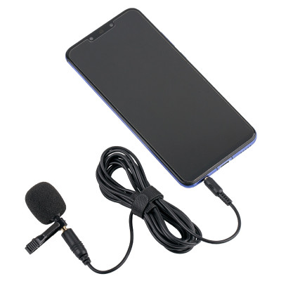 Kompaktný jednosmerný kondenzátorový mikrofón KM-SM1