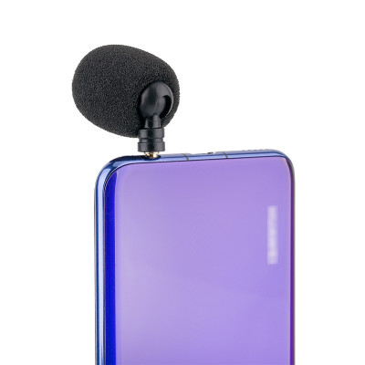 Kompaktný jednosmerný kondenzátorový mikrofón KM-SM1