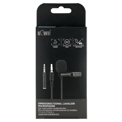 Kompaktní jednosměrný kondenzátorový mikrofon- klopový KM-SM1