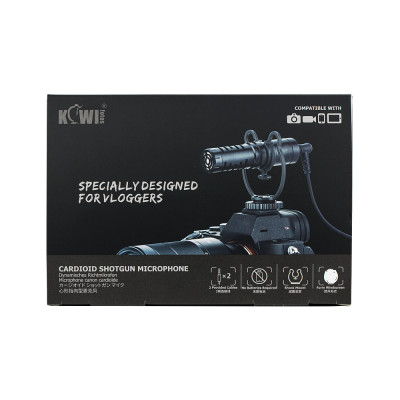 Kardioidní mikrofon KM-VL1 Kiwifotos