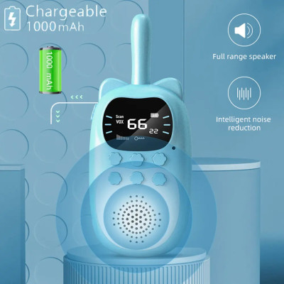 2 ks/sada mini vysílaček pro děti - dosah až 3 km