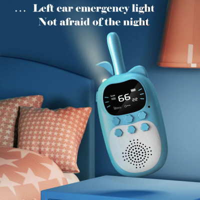 2 ks/sada mini vysielačiek pre deti - dosah až 3 km